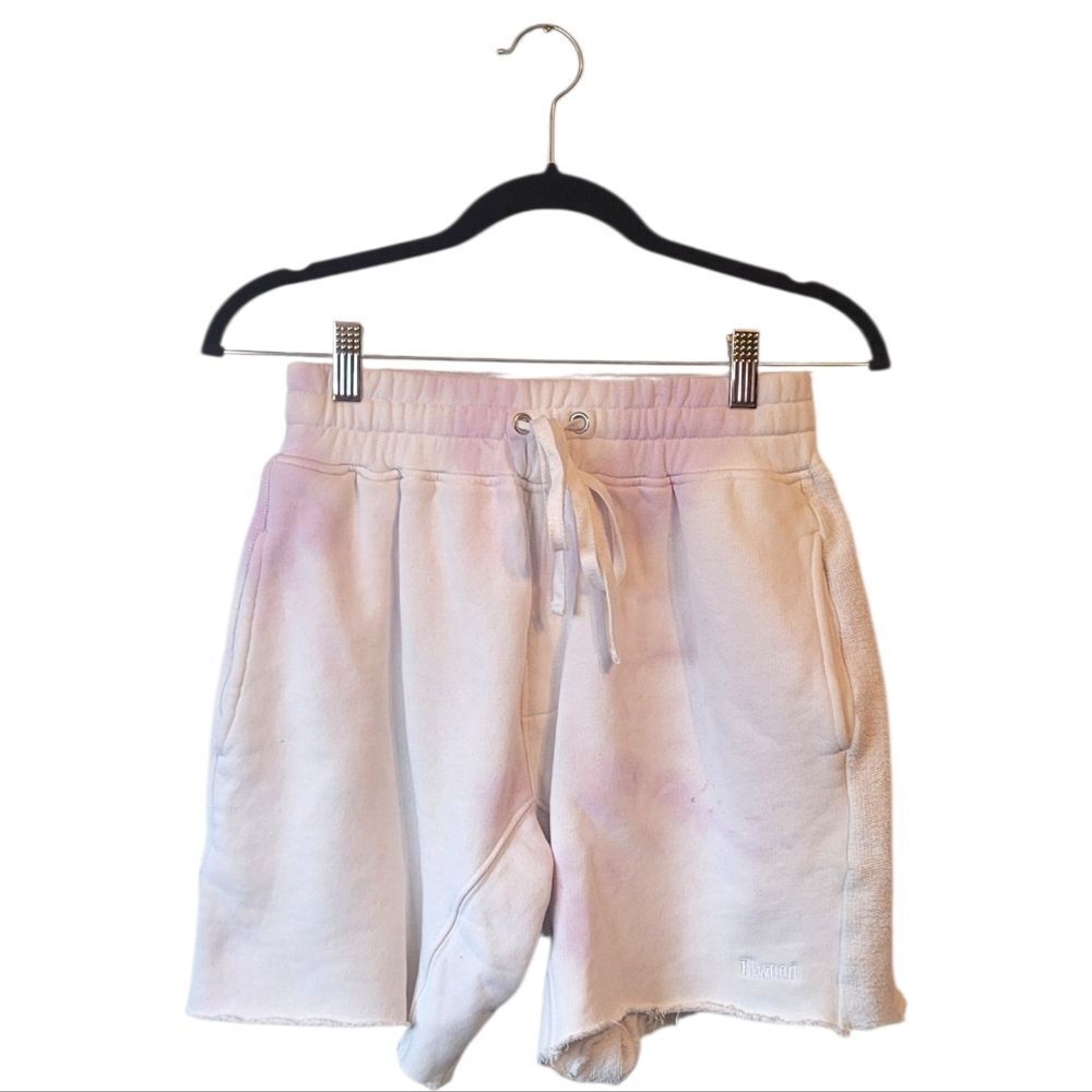 Elwood White & Pink Tie-Dye Cut-Off Shorts Women's Size XS